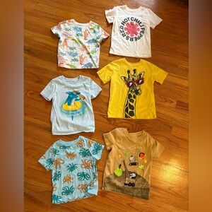 3T toddlers T-shirt 6 pack
